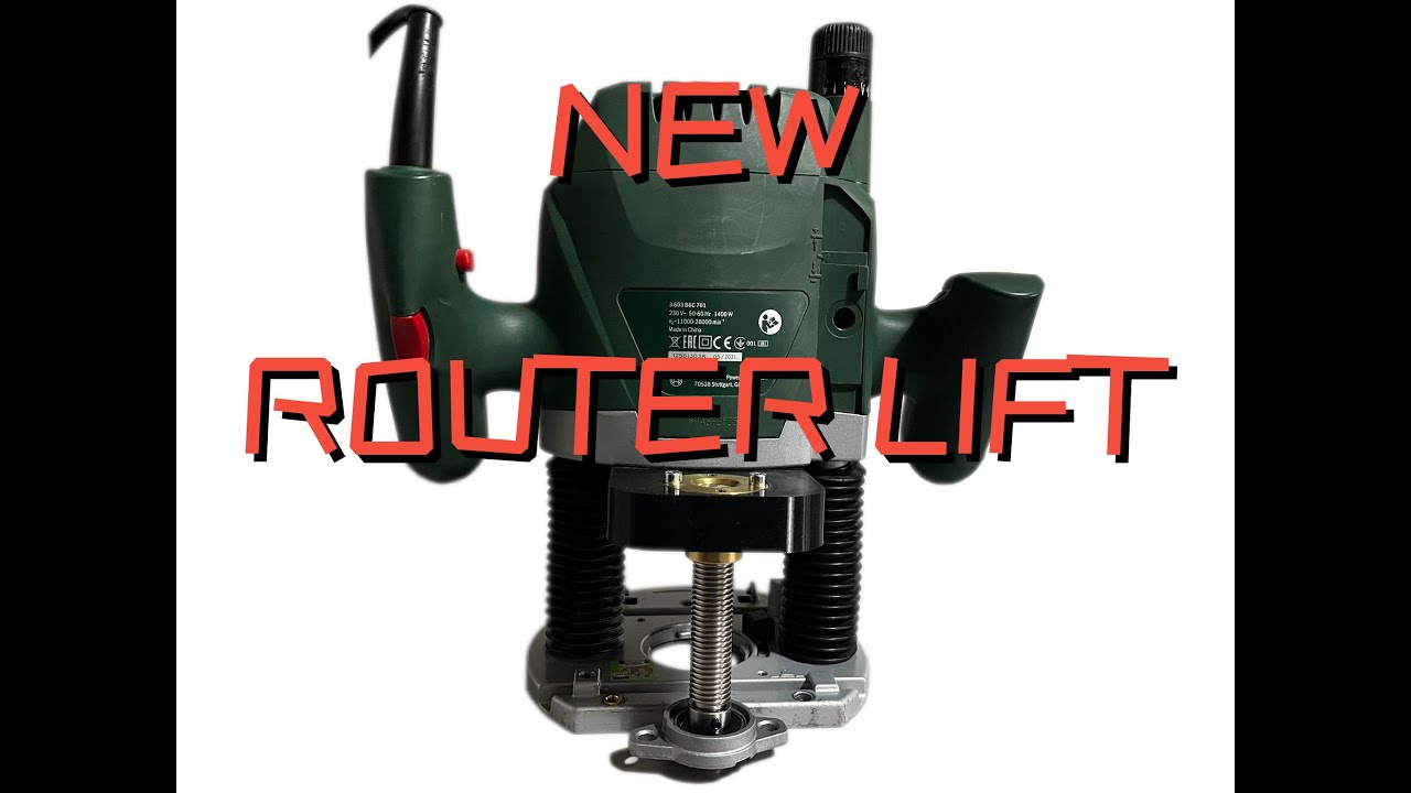 #routerlift #bosch# Mounting Plate With Lifting System for BOSCH 1200/1400 ACE