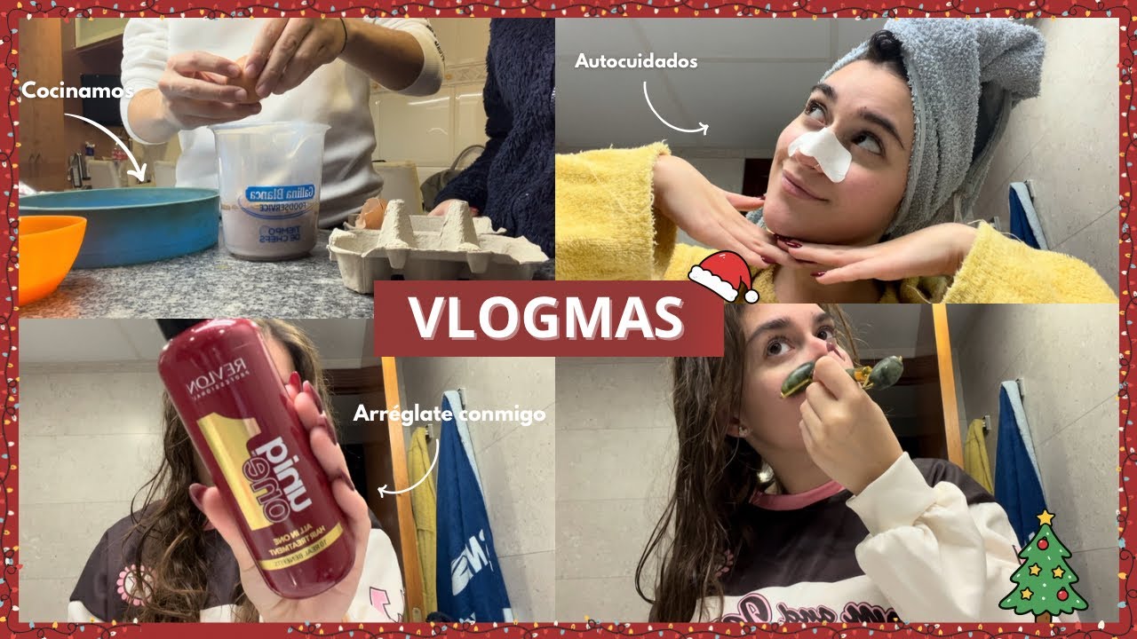 VLOGMAS🎄| COCINAMOS un PASTEL 🍰 + UNBOXING de ropa🧥+ AUTOCUIDADOS🧖‍♀️