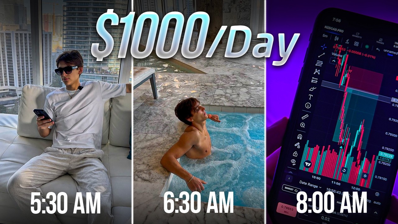 Realistic Morning Routine of A Trader Making $1k/Day...