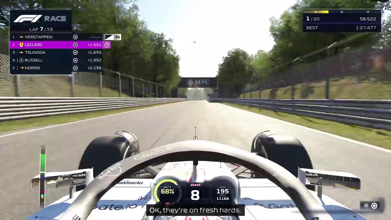 Full F1 Monza GP