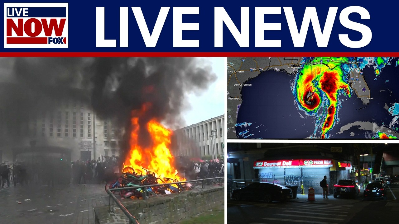 LIVE NEWS: Violent protests in France, Tracking Hurricane Isaias, New York ICE shooting & more