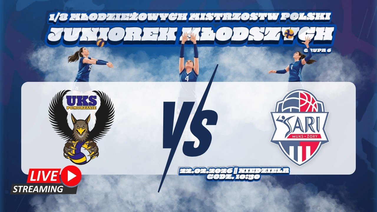 🔴 LIVE: UKS Pomorzanie-Pogodno Szczecin vs MUKS Sari Żory | 1/8 MP Juniorek Młodszych