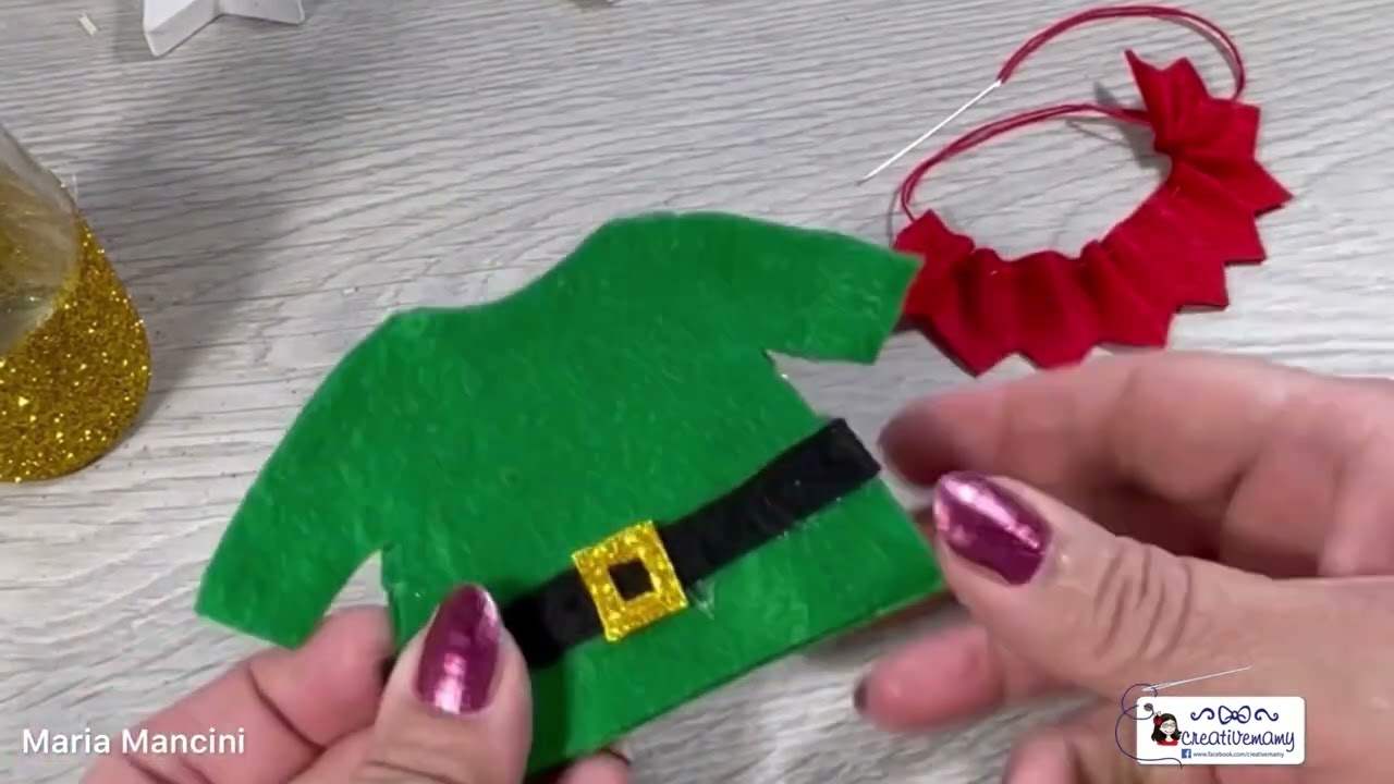 Tutorial elfo con bottiglia riciclo