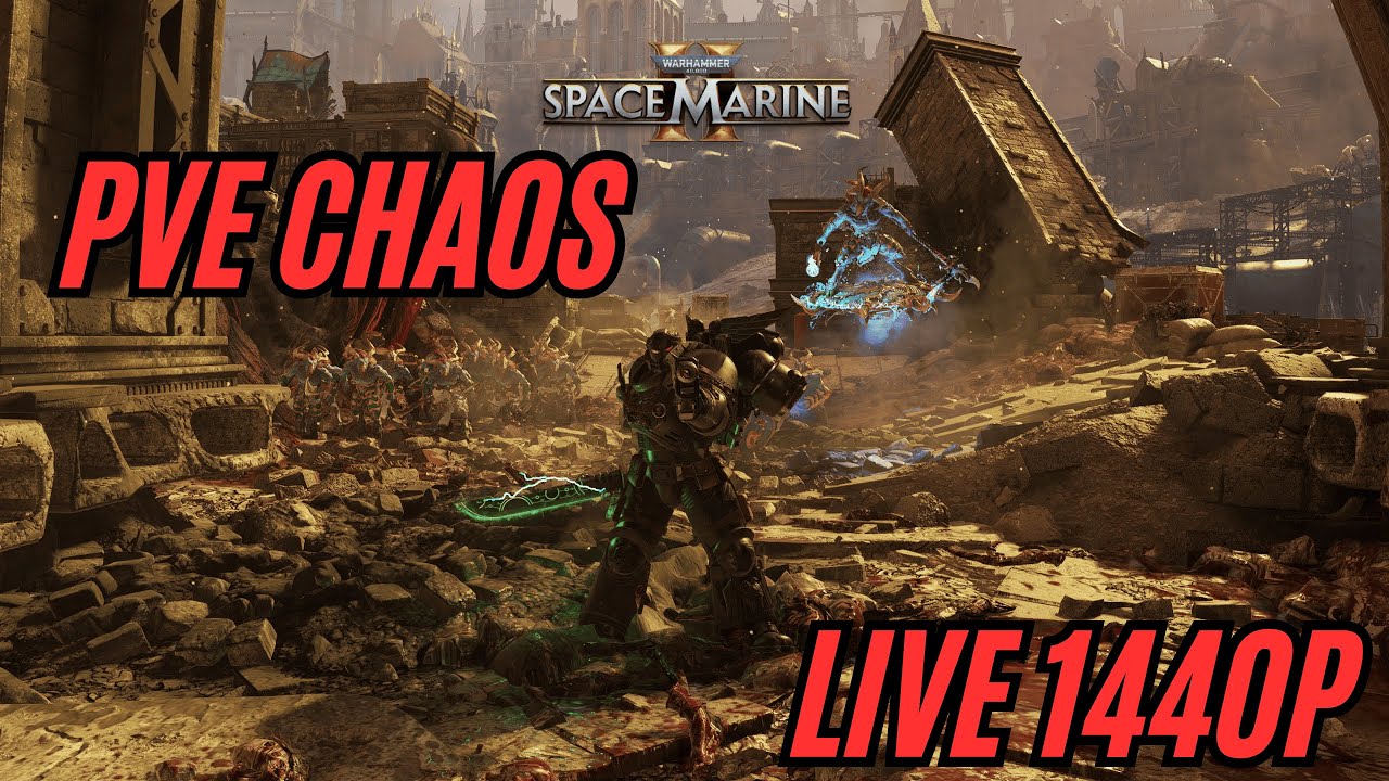Space Marine 2 PvE LIVE 🔴 1440p Ultra Campaign