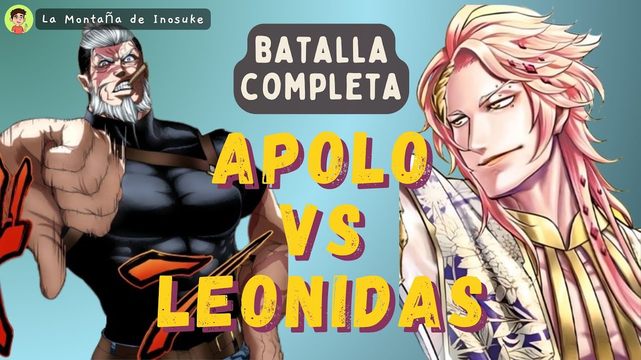 LEONIDAS VS APOLO (Batalla COMPLETA) | Record of Ragnarok | Manga Narrado