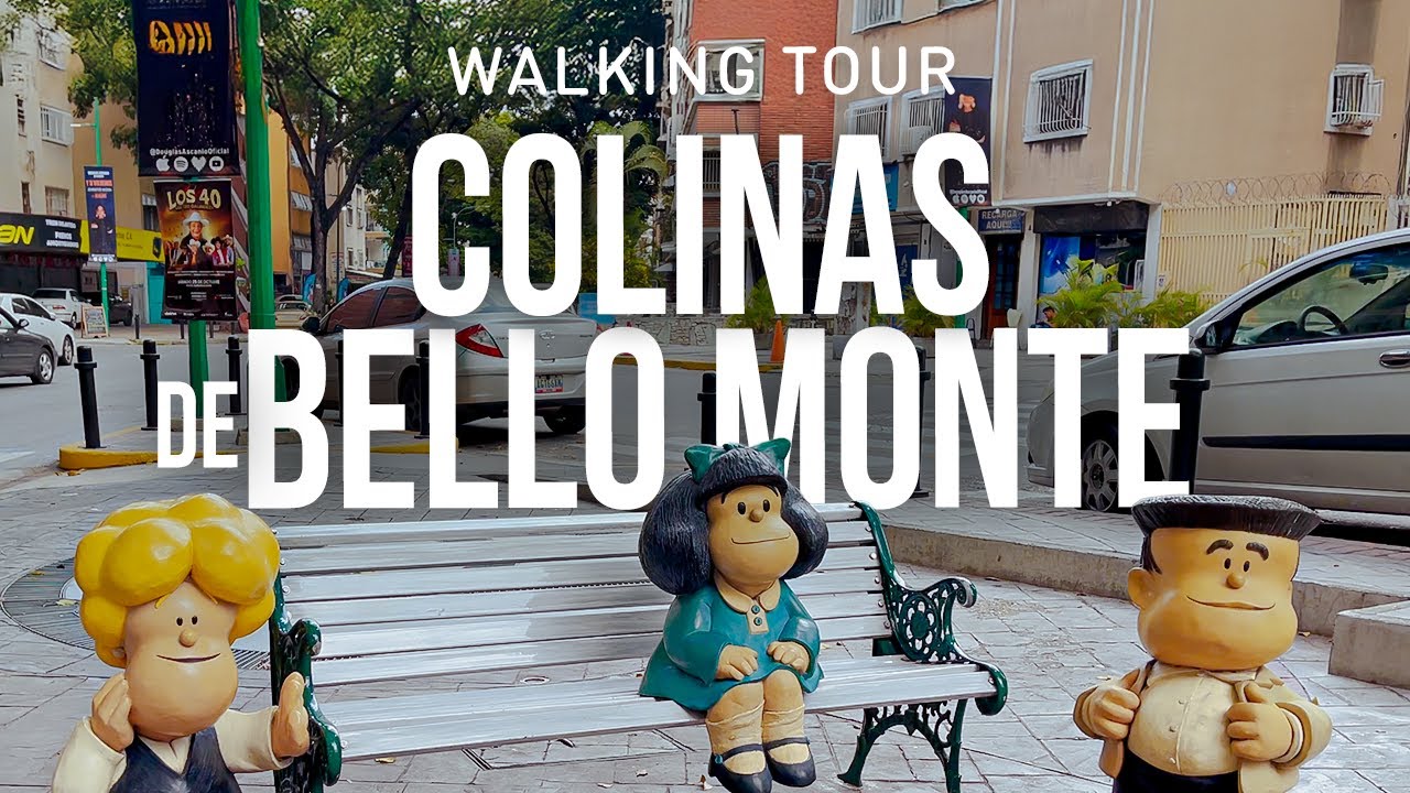 Walking Tour CARACAS: Colinas de Bello Monte | como nunca antes, metro y un mirador secreto 🤫