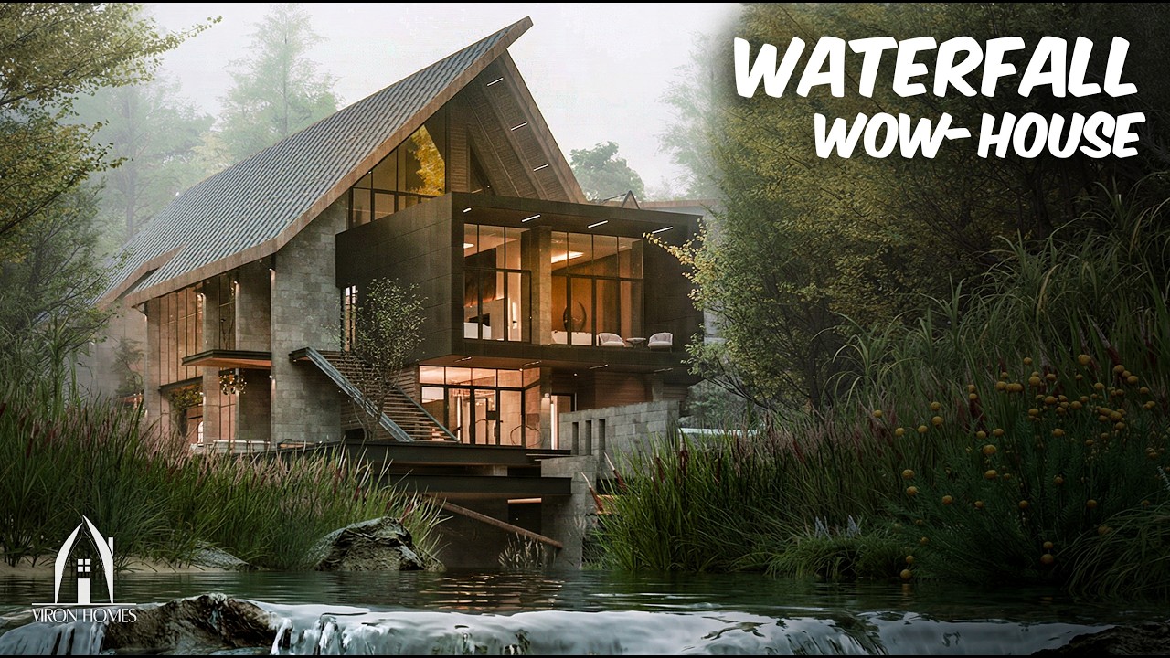Breath-taking Waterfall Riverfront Dream House !