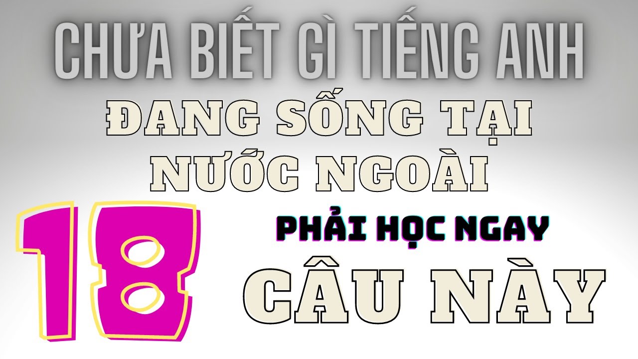 (Review) Sống ở nước ngoài mà chưa Giỏi Tiếng Anh thì phải làm gì?