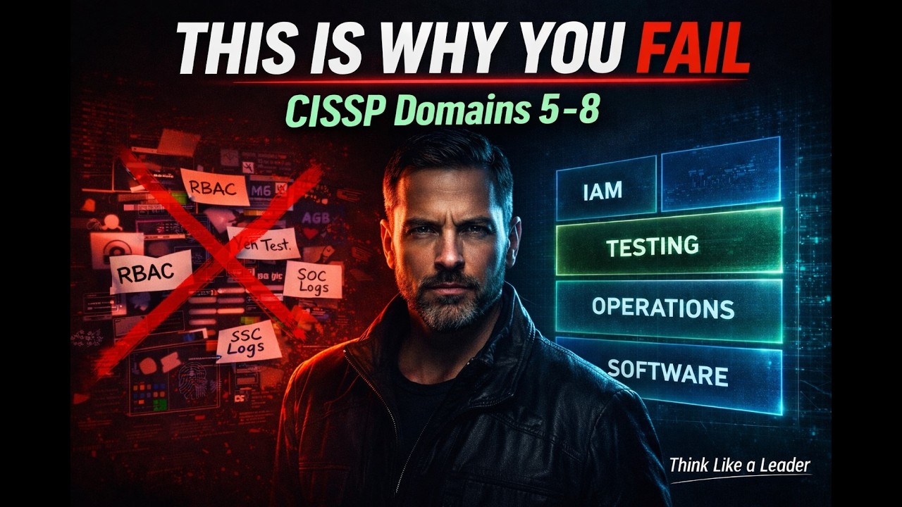 Подробное объяснение разделов 5–8 CISSP | IAM, тестирование, эксплуатация и безопасность программ...