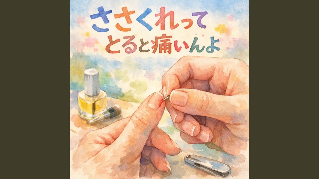 ささくれってとると痛いんよ