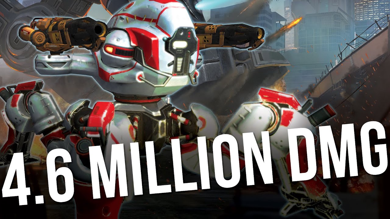 War Robots - My Highest Damage Beacon Rush Game (4.6 Million) Using No Ares | High Level Gameplay