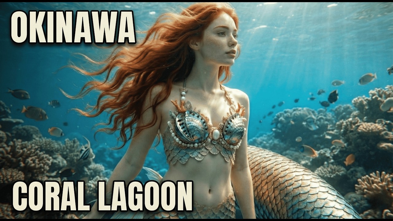 Mermaid Ambience Okinawa Coral Lagoon (Ocean Siren chant, Wordless)  3 Hours