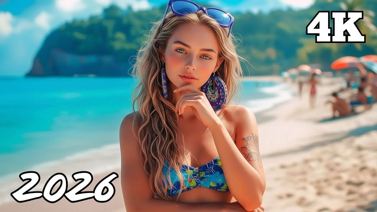 Dreamy Tropics 🌺 Chill Deep House 2026 4K UHD | CalmRelaxing