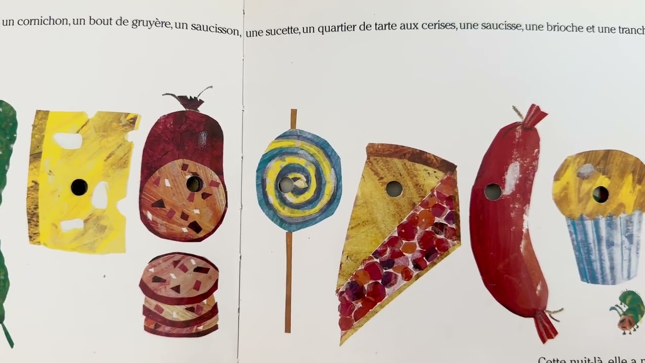 La chenille qui fait des trous - histoire 