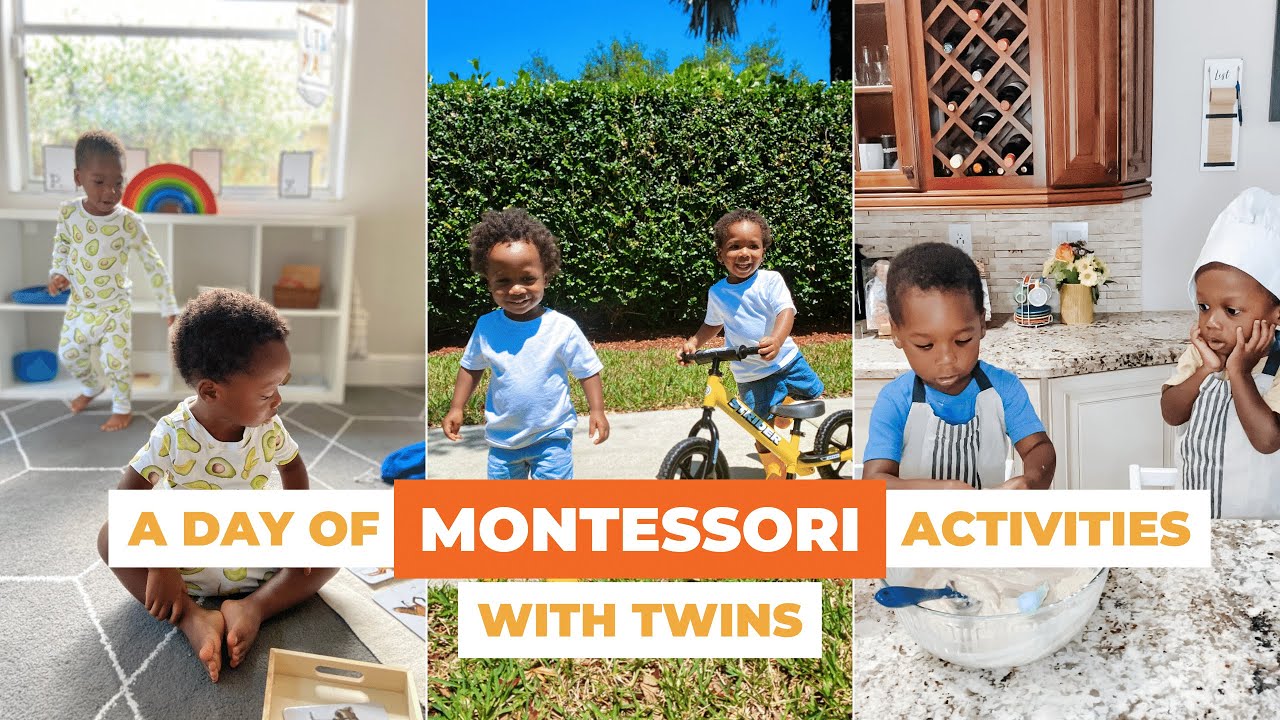 Montessori Twins - Day in the Life with 2.5 Twin Toddlers - Morning to Bedtime Routine!