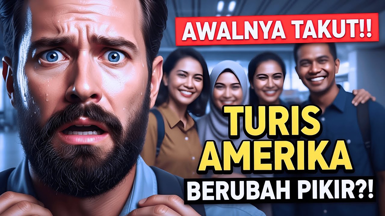 AWALNYA TAKUT! TURIS AMERIKA BERUBAH PIKIR SETELAH ALAMI INI