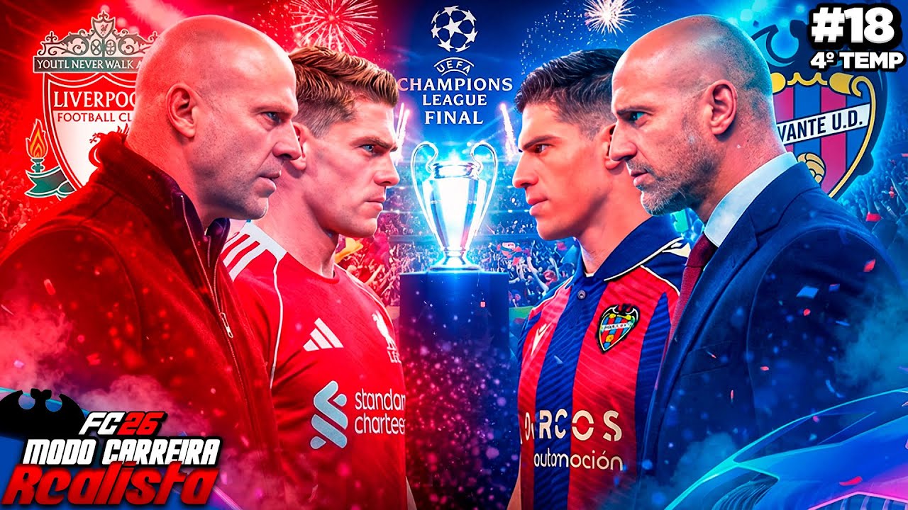 ESTAMOS NA FINAL DA CHAMPIONS? SEMIFINAL HISTÓRICA! - Modo Carreira Realista EA FC26 Parte 18