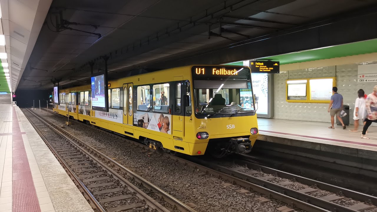 [Tram Cab Ride] Stadtbahn Stuttgart Linie 1 / Vaihingen Bf ➡ FellbachLutherkirche