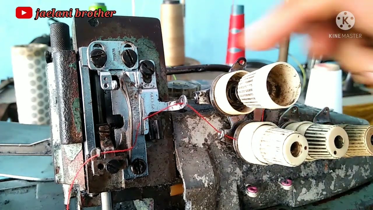 setting loper rantai || mesin obras pegasus L32