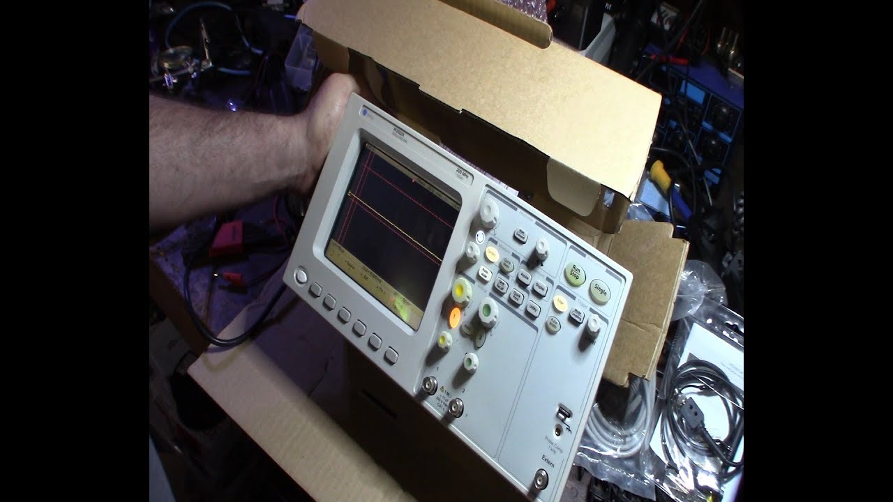 New test bench Welec 2022a Digital Storage Oscilloscope 200MHZ 1Gsa/s
