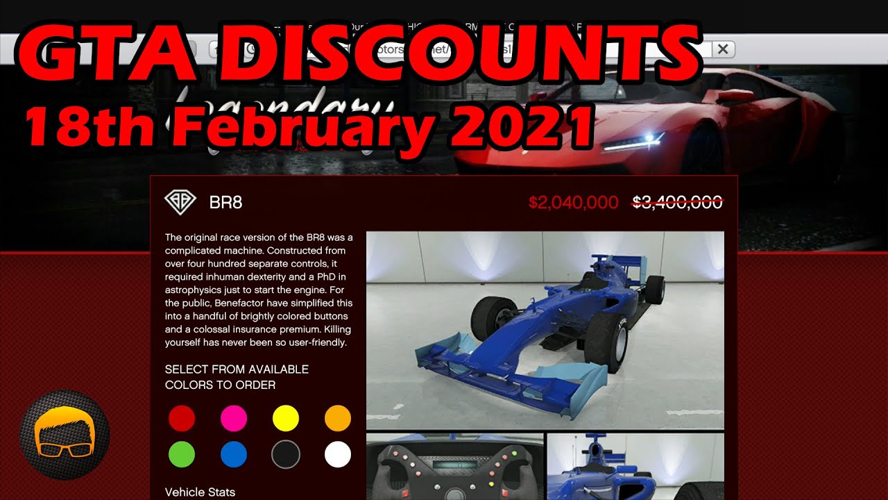 GTA Online Best Vehicle Discounts (18th February 2021) - GTA 5 Weekly Car Sales Guide №71
