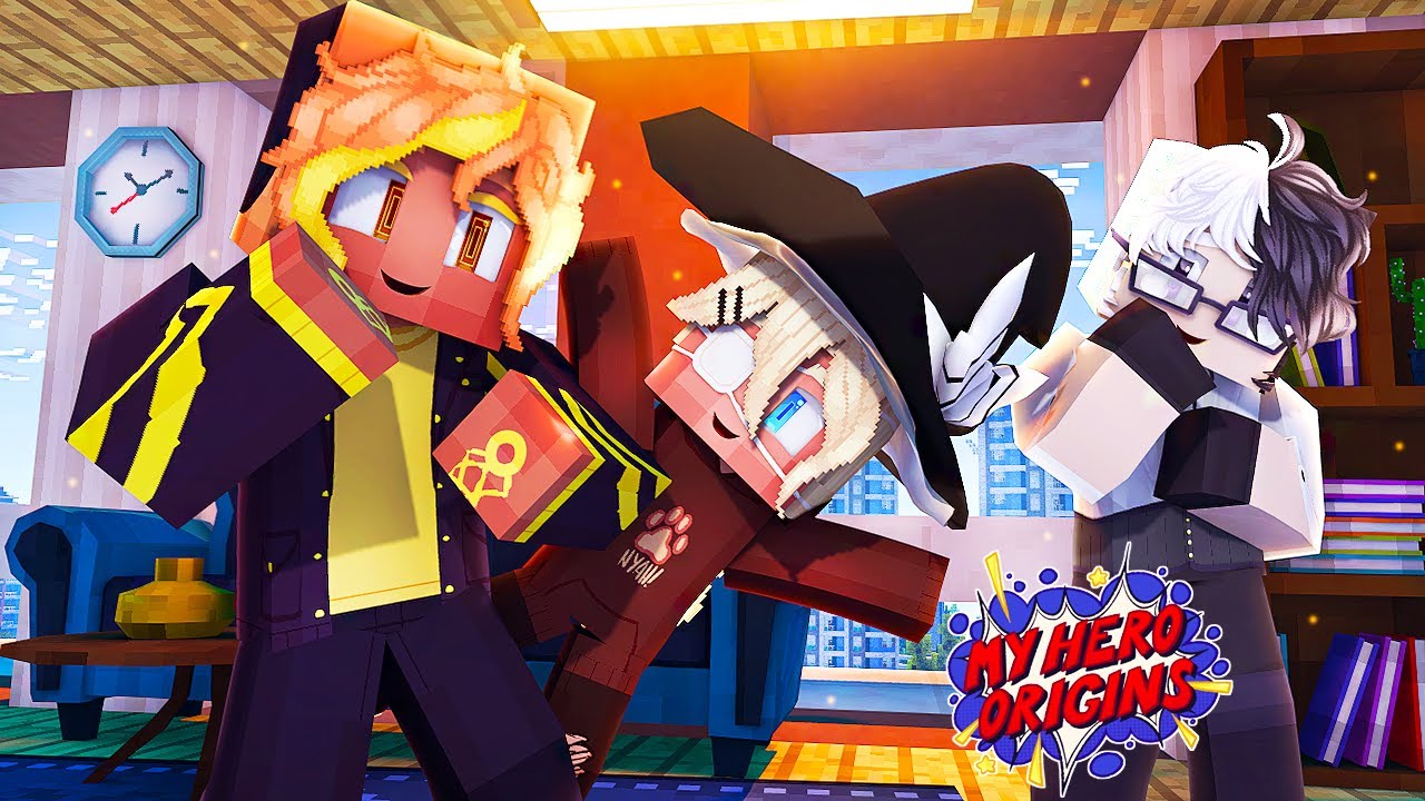 ВСТРЕЧАЮ С СОСЕДЯМИ ПО КОМНАТЕ! &mdash; My Hero Origins &mdash; #1 (Minecraft RPG)