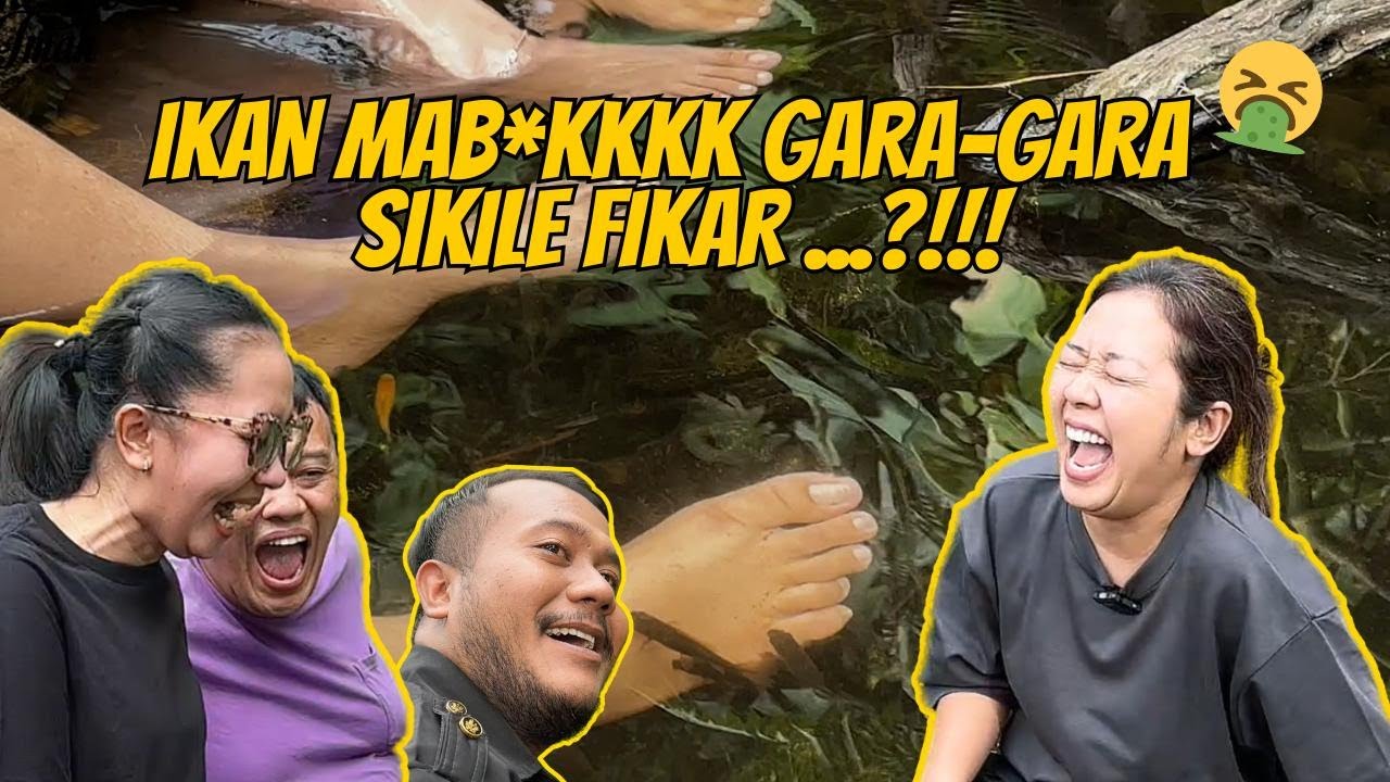 TERAPI IKAN...!!! IKAN PADA MABOOKKK GARA - GARA KAKI FIKAR... NIR FAEDAH  #sebelumbulanpuasa