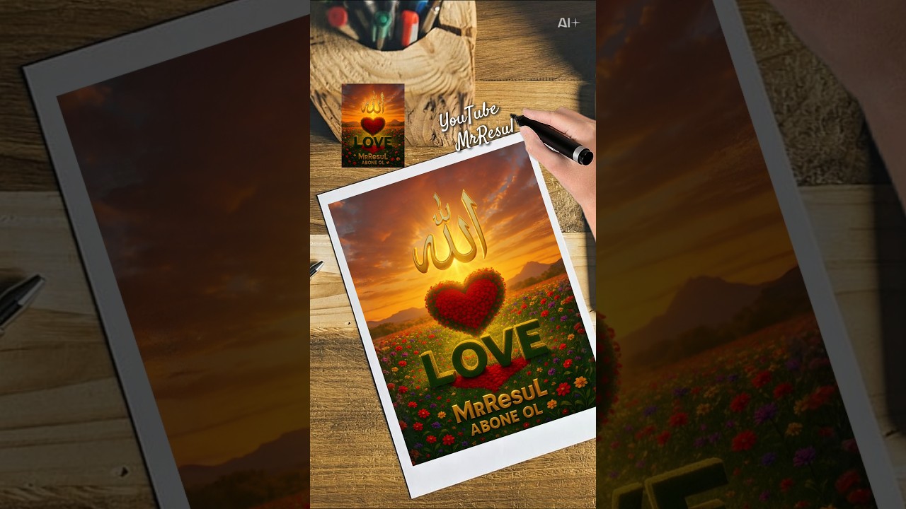 Allah ❤️ | Love of Creation | كل فنٍّ يبدأ باسم الله | Mr0658  هل تكتب تعليقًا لله؟