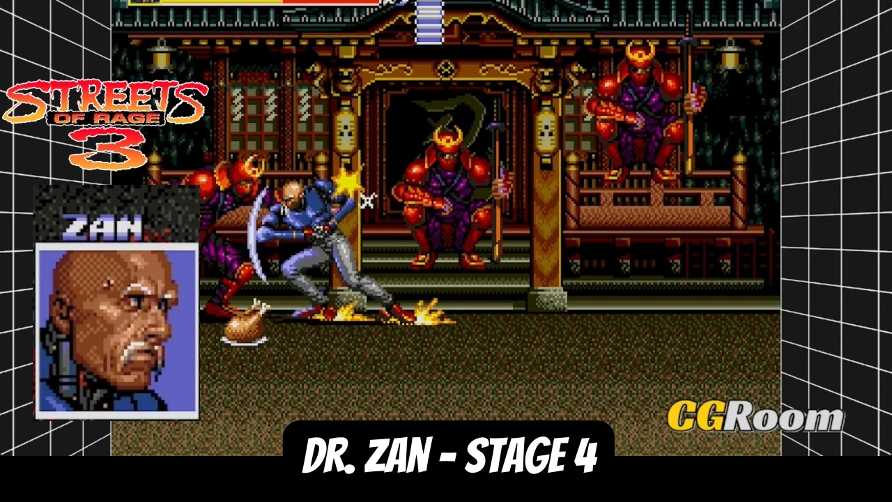 Streets of Rage 3 | Dr. Zan Playthrough - Stage 4 | Bare Knuckle III | No Commentary