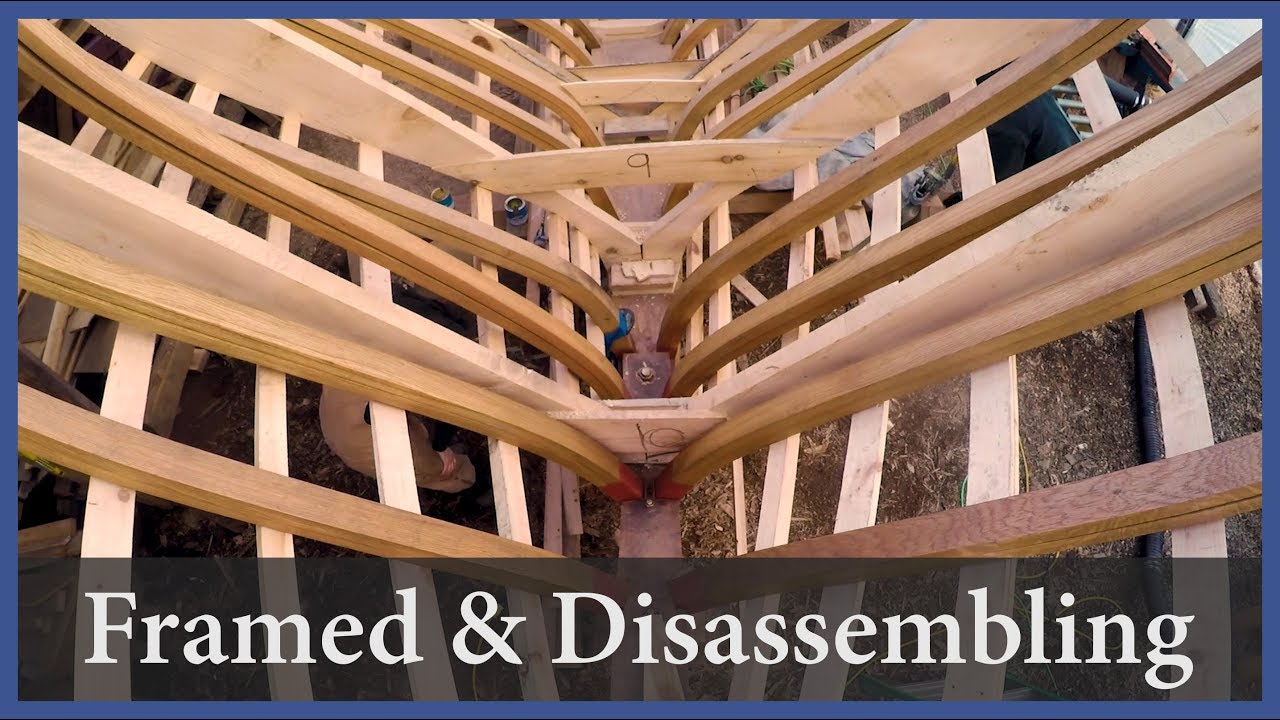 Acorn to Arabella - Journey of a Wooden Boat - Episode 53: Framed and Disassembling