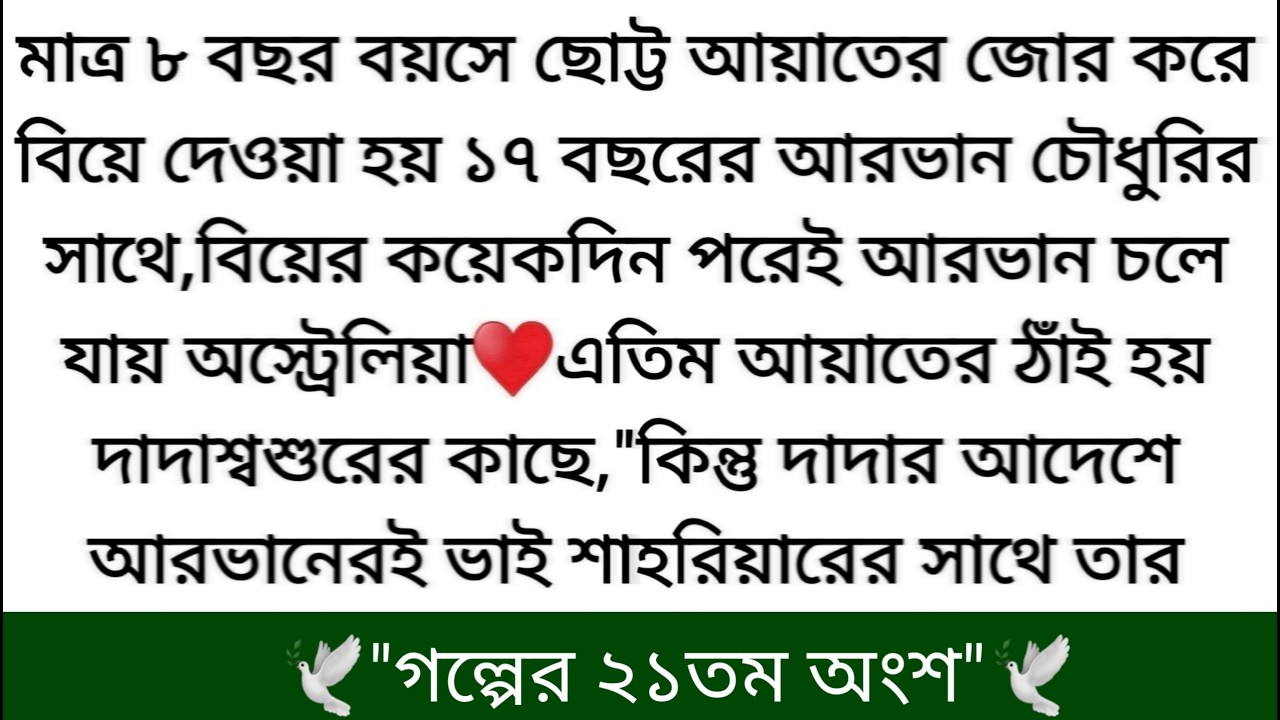 আয়াত নিজের রুমে চলে এসে কোনোমতে দরজা লাগিয়ে সবগুলো লক আটকে দিল। দরজায় পিঠ ঠেকিয়ে হাঁপাতে লাগল সে।♥️