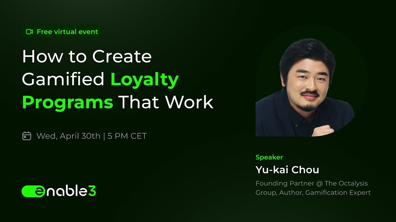 How to Create Gamified Loyalty Programs That Work w/ Yu-kai Chou