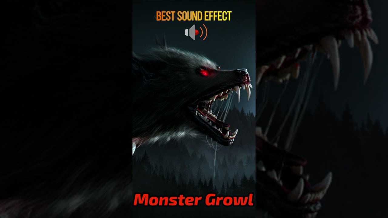 Monster Growl Sound Effect #soundeffect #shorts