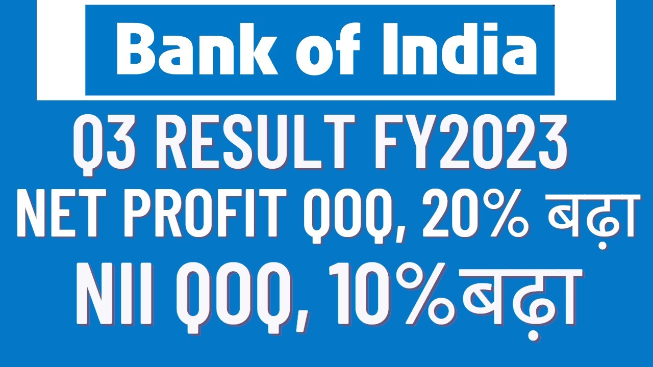 Bank of India Q3 Result FY2023 | Bank of India Latest News | Invest Mantra