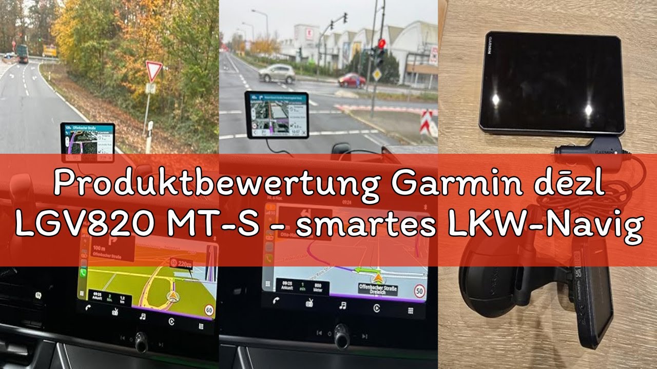 Produktbewertung Garmin dēzl LGV820 MT-S - smartes LKW-Navigationsgerät mit 8