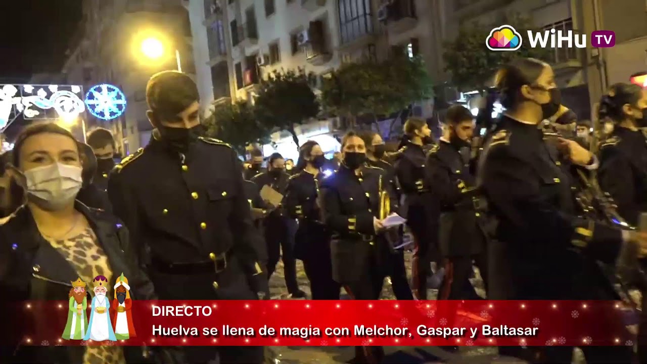 Directo - Melchor, Gaspar y Baltasar ya han llegado a Huelva