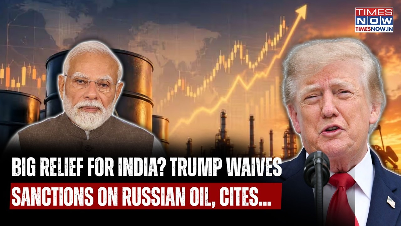 India Breathes Easy As Trump Waives Sanctions On Russian Oil After 'Diesel Deal' With Putin? Watch