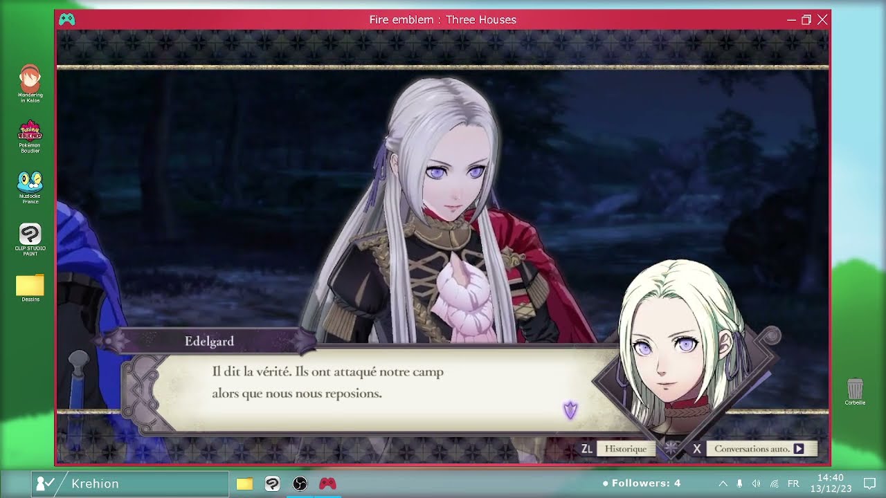 Let's Play Fire Emblem : Three Houses #1 : Bienvenue a Garreg Mach [13/12/23]