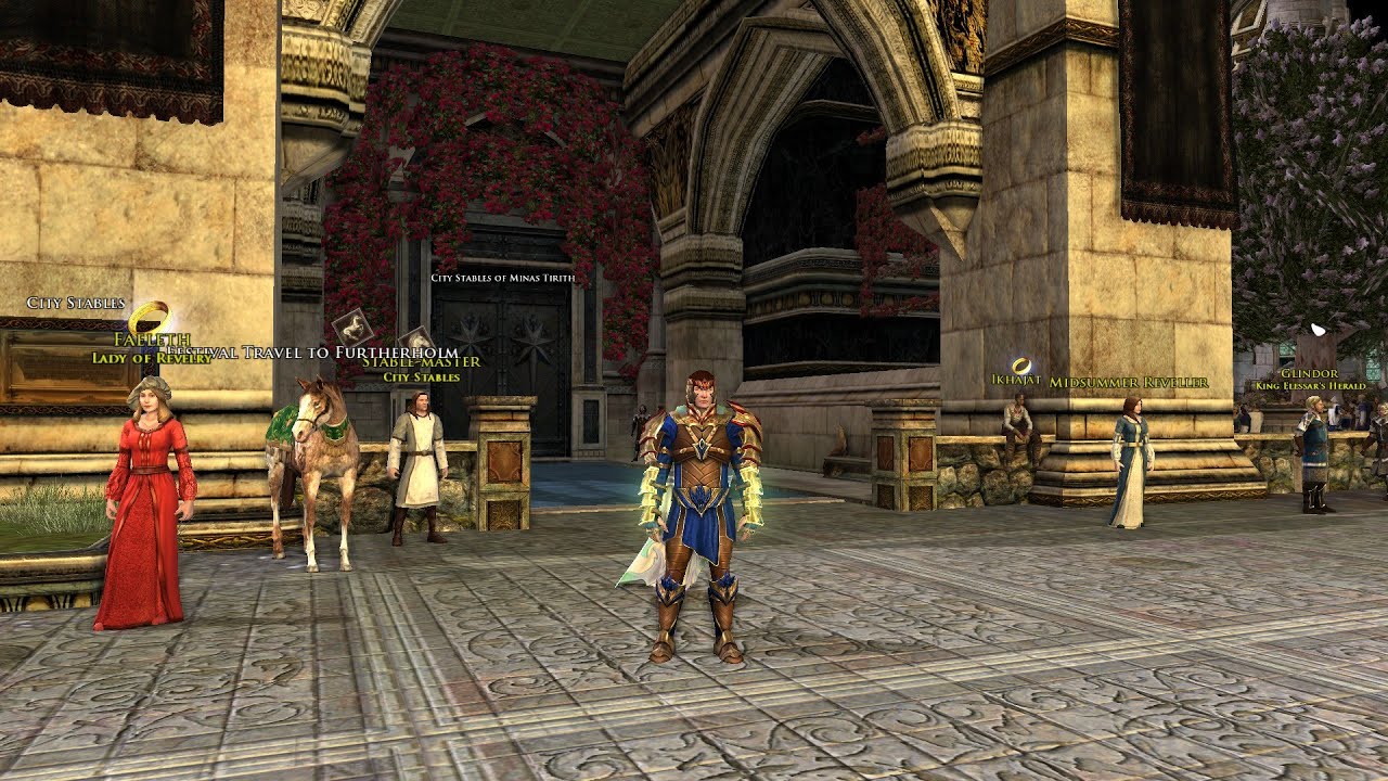 LOTRO (Лотро) | Brawler 150 lvl. Фестиваль середины лета. Minas Tirith и остров Zir Aktar.