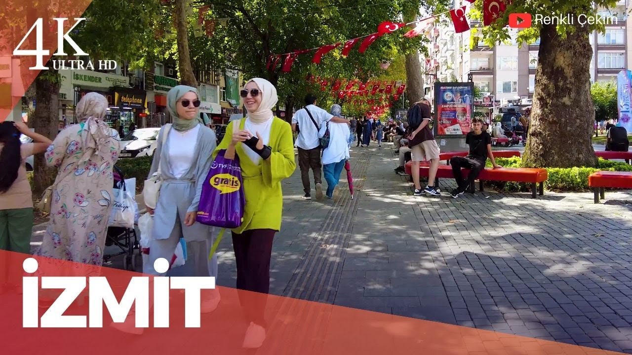 4K Kocaeli İzmit City Center Virtual Walking Tour | Türkiye 2025