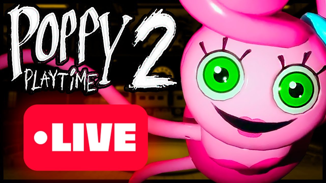 POPPY PLAYTIME Capítulo 2! ZERANDO ao VIVO com vocês! DESTINO de Mommy Long Legs! - FINAL