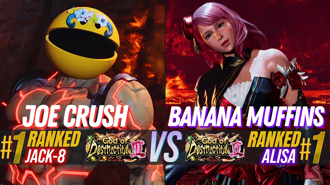 JOE CRUSH (#1 Ranked Jack-8) 🆚 BANANA MUFFINS (1# Ranked Alisa) ✦ Tekken 8 High Level Match