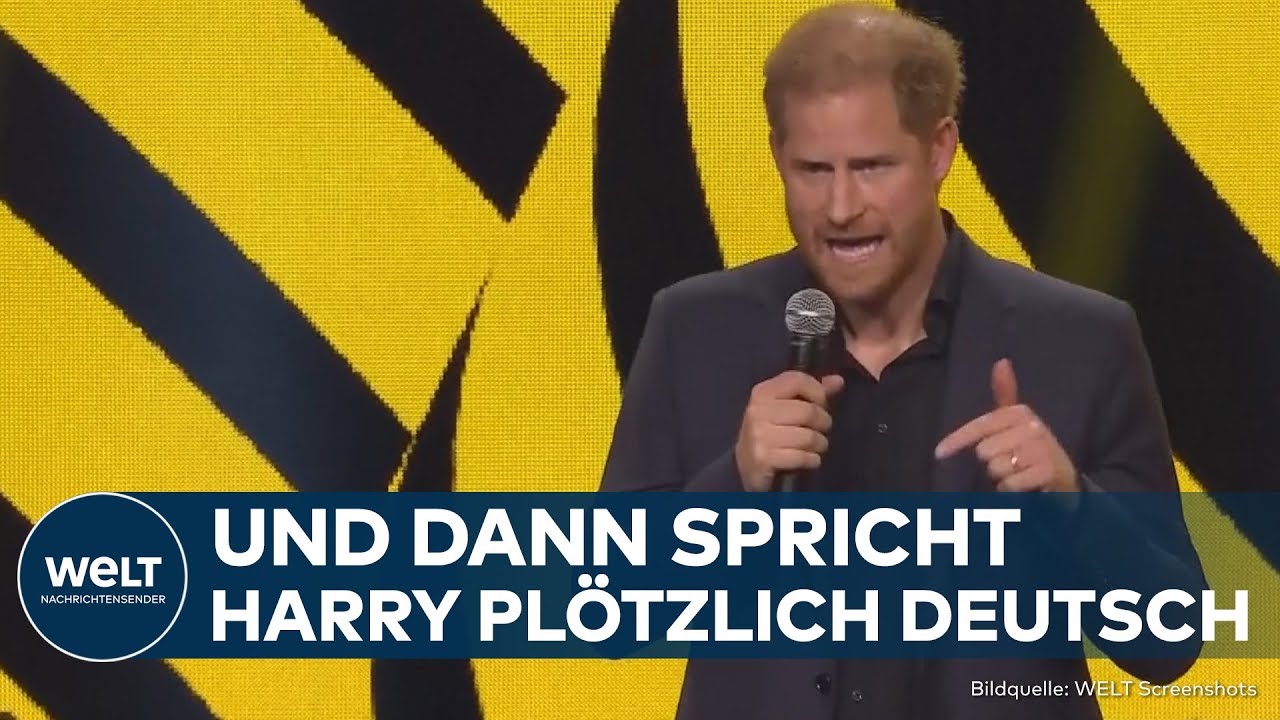 ROYALS IN DÜSSELDORF: Harry und Meghan danken Deutschland für Ausrichtung der Invictus Games