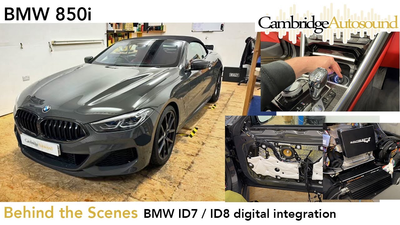 BMW 850i - ID7 & ID8 digital audio upgrade - Audison Voce, Focal, Audiotec Fischer Match and Helix