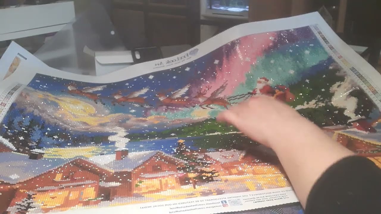 Mon avis sur la toile Christmas town #feelookart 