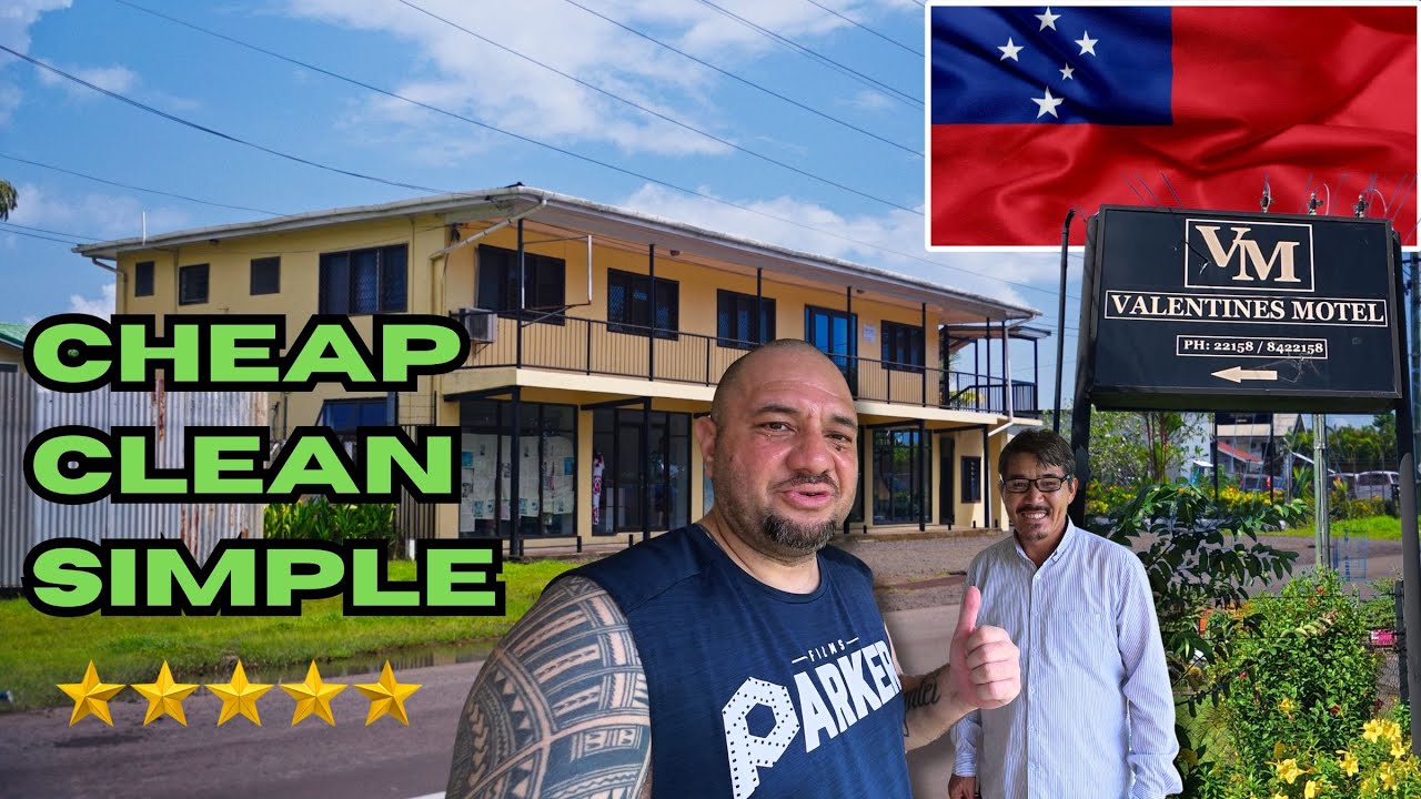 ✅ Affordable Accommodation in Samoa | Valentines Motel Review 🇼🇸