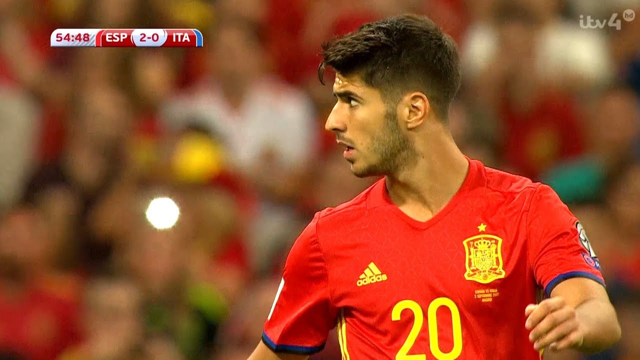 Marco Asensio vs Italy Home (02/09/2017) HD 1080i - English Commentary