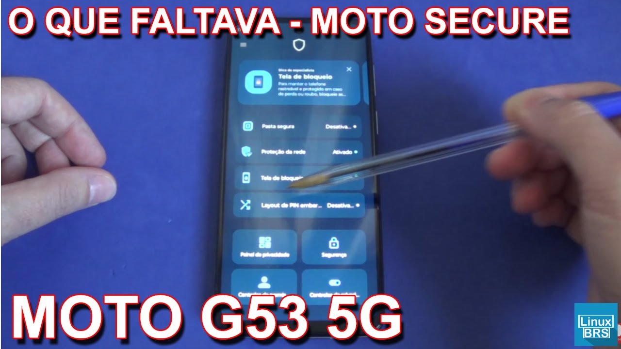 Motorola Moto G53 - Moto secure - a proteção que faltava para os Motorolas