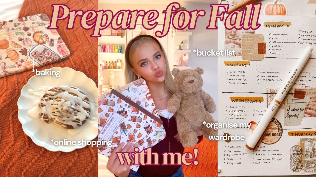 ПОДГОТОВКА К ОСЕНИ🍂🎃 выпечка | организация гардероба | список желаний | интернет-шопинг