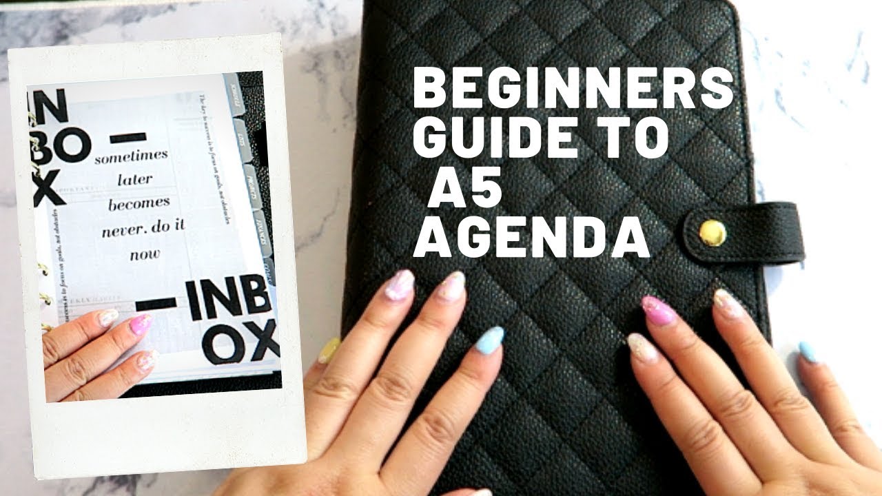 PLANNER | BEGINNERS GUIDE   HOW TO SET UP A MINIMALISTIC A5 AGENDA | J Wong